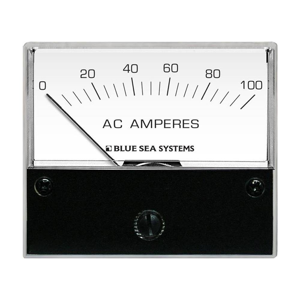 Blue Sea 8258 AC Analog Ammeter - 2-3/4" Face, 0-100 Amperes AC [8258] - shopbulluna.com