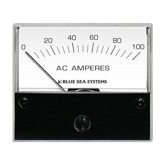 Blue Sea 8258 AC Analog Ammeter - 2-3/4" Face, 0-100 Amperes AC [8258] - shopbulluna.com