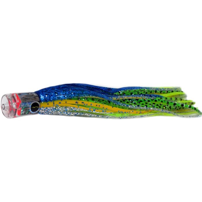 Black Bart El Squid Junior Light Tackle Lure - Blue Yellow/Green Chartreuse - shopbulluna.com