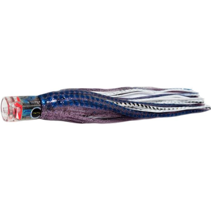 Black Bart El Squid Junior Light Tackle Lure - Purple Blue Dot/White Black Dot - shopbulluna.com