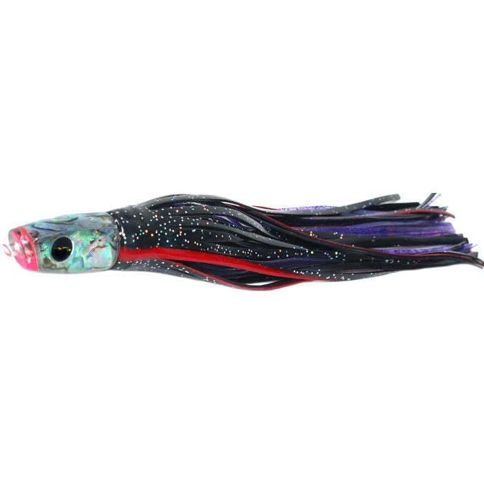 Black Bart Costa Rican Plunger Light Tackle Lure - Black/Purple Fleck - shopbulluna.com