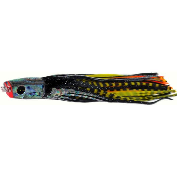 Black Bart Costa Rican Plunger Light Tackle Lure - Black Dot/Yellow Tiger - shopbulluna.com