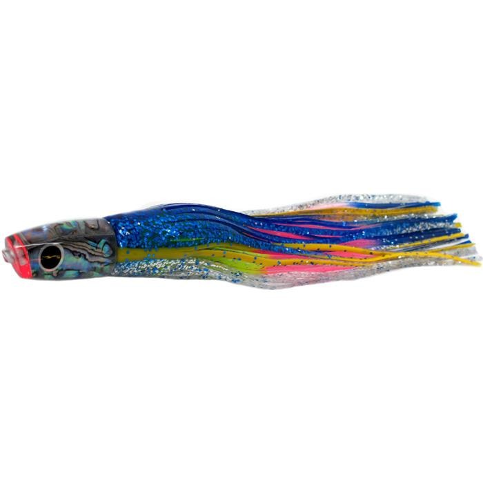 Black Bart Costa Rican Plunger Light Tackle Lure - Blue Yellow/Rainbow - shopbulluna.com