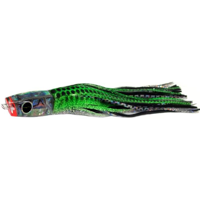 Black Bart Costa Rican Plunger Light Tackle Lure - Green Dot/Black Dot - shopbulluna.com