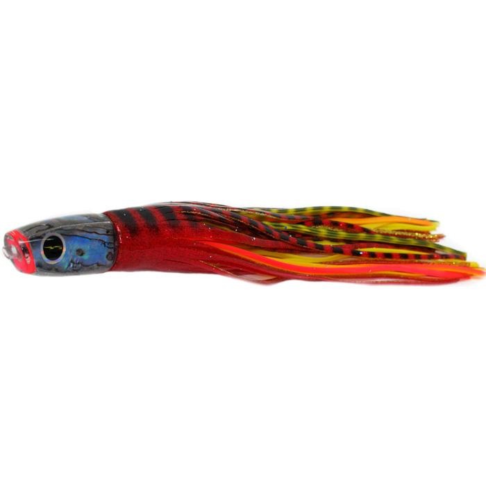 Black Bart Costa Rican Plunger Light Tackle Lure - Red Tiger/Yellow Tiger - shopbulluna.com