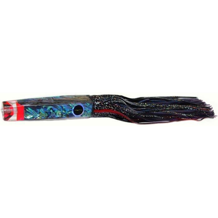 Black Bart Crooked Island Candy Medium Heavy Tackle Lure - Black Red/Purple Fleck - shopbulluna.com