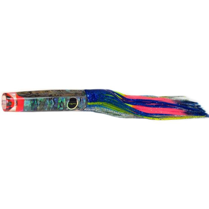 Black Bart Crooked Island Candy Medium Heavy Tackle Lure - Blue Yellow/Rainbow - shopbulluna.com