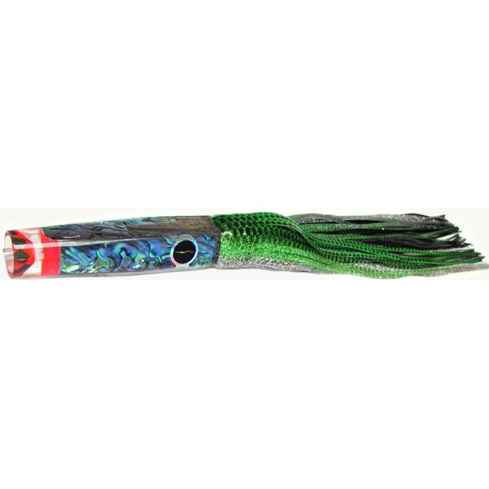 Black Bart Crooked Island Candy Medium Heavy Tackle Lure - Green Dot/Black Dot - shopbulluna.com