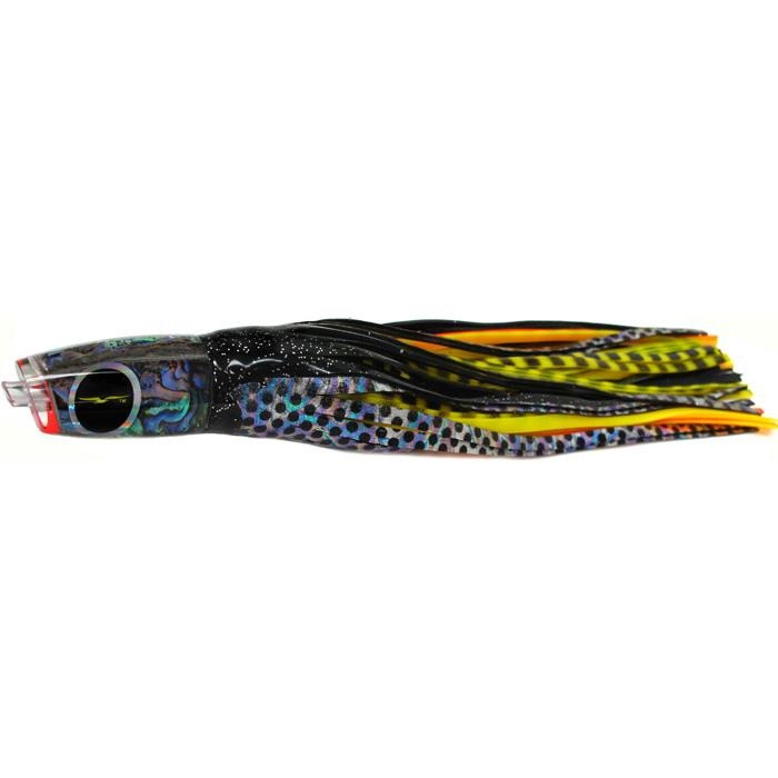 Black Bart Eleuthera Plunger Medium Tackle Lure - Black Dot/Yellow Tiger - shopbulluna.com