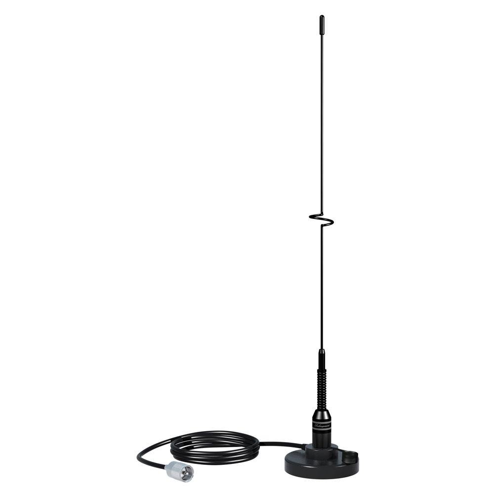 Shakespeare VHF 19" 5218 Black SS Whip Antenna - Magnetic Mount [5218] - shopbulluna.com