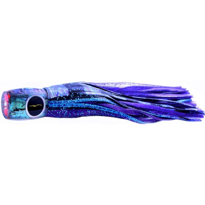 Black Bart Mahi Candy Medium Tackle Lure - Black Purple Split/Purple Fleck - shopbulluna.com