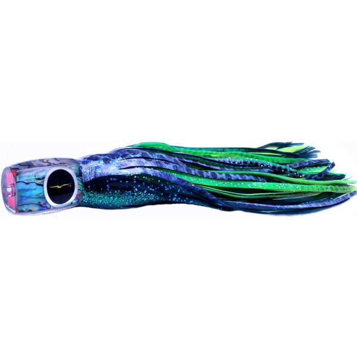 Black Bart Mahi Candy Medium Tackle Lure - Black Dark Green/Green Chartreuse - shopbulluna.com