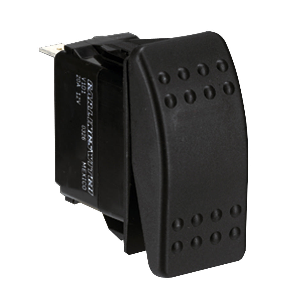 Paneltronics Switch SPST Black On/On Rocker [004-246] - shopbulluna.com