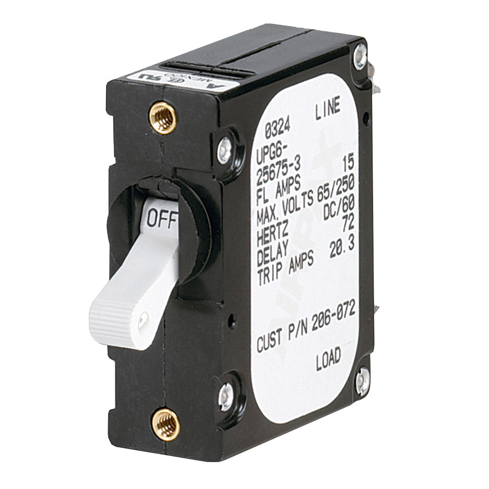 Paneltronics 'A' Frame Magnetic Circuit Breaker - 5 Amps - Single Pole [206-070S] - shopbulluna.com