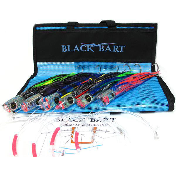 Black Bart Small Billfish Rigged Lure Pack 30-50 Pound Tackle - shopbulluna.com