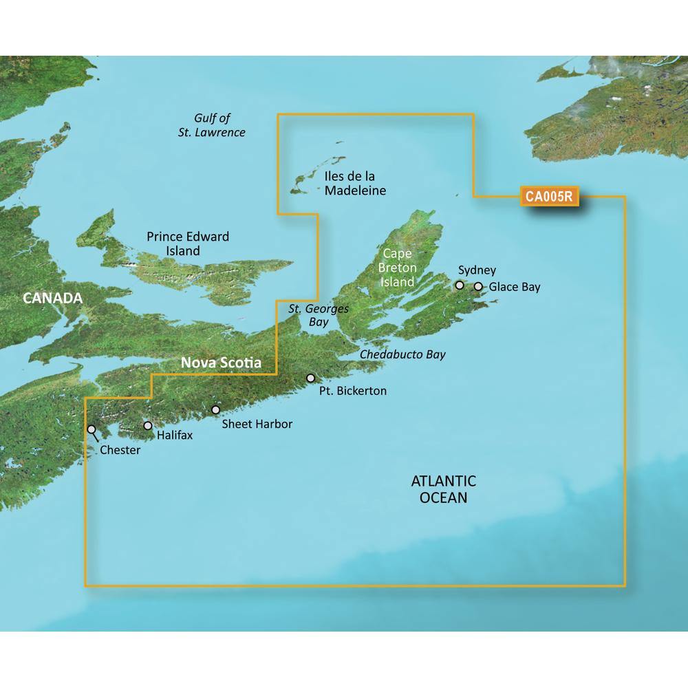 Garmin BlueChart g3 Vision HD - VCA005R - Halifax - Cape Breton - microSD/SD [010-C0691-00] - shopbulluna.com