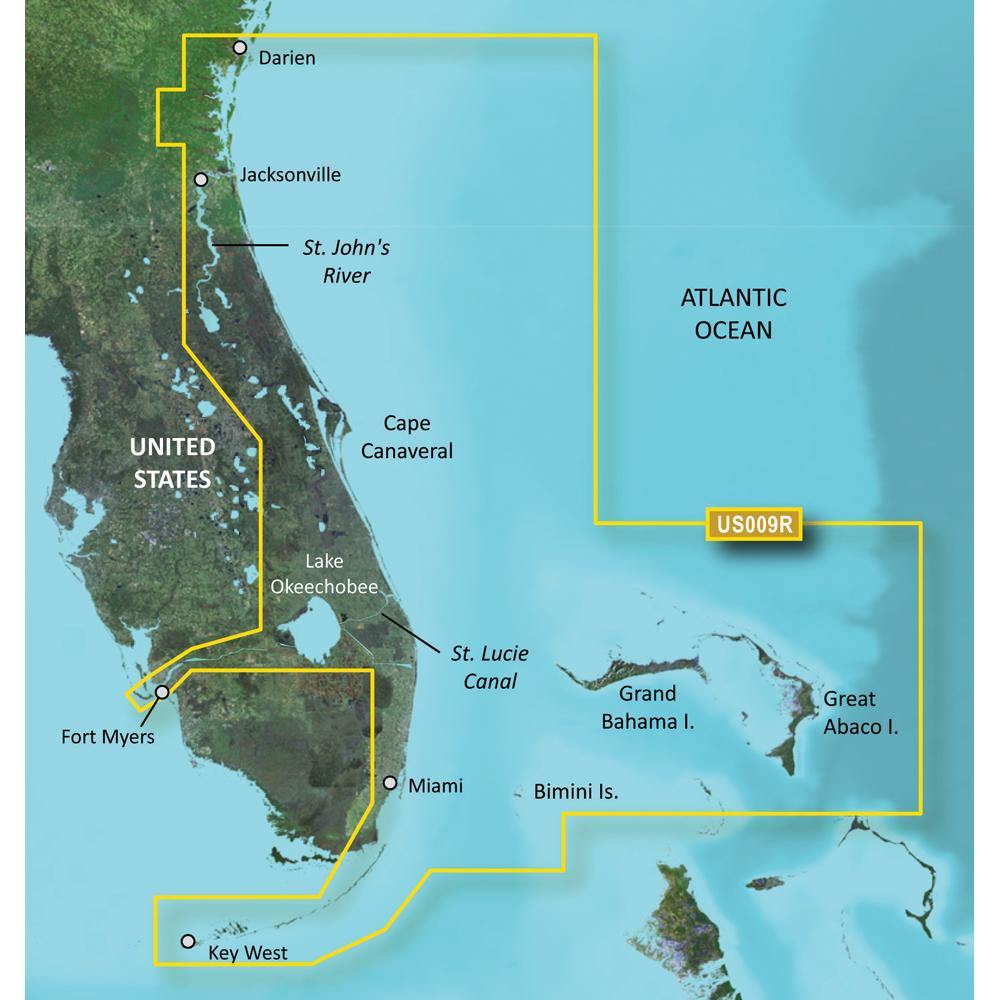 Garmin BlueChart g3 Vision HD - VUS009R - Jacksonville - Key West - microSD/SD [010-C0710-00] - shopbulluna.com