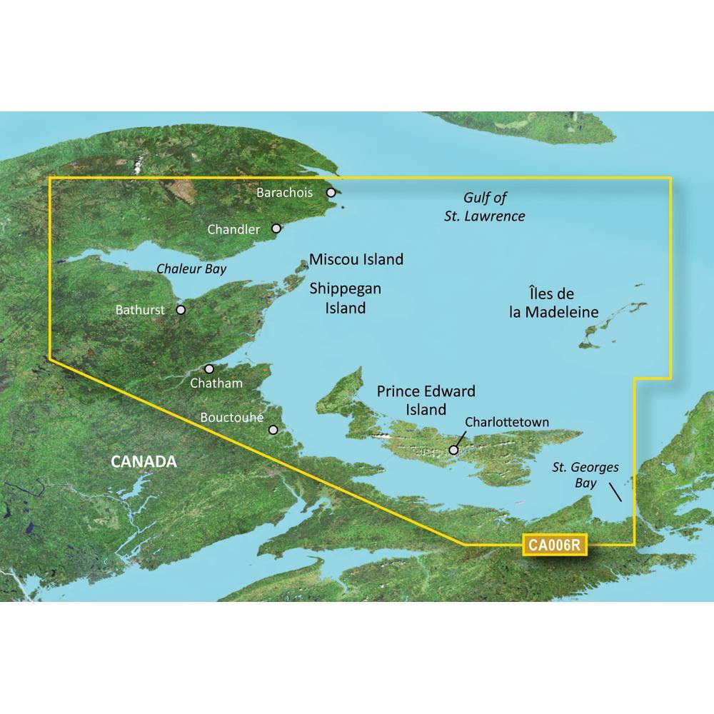 Garmin BlueChart g3 Vision HD - VCA006R - P.E.I. to Chaleur Bay - SD Card [010-C0692-00] - shopbulluna.com