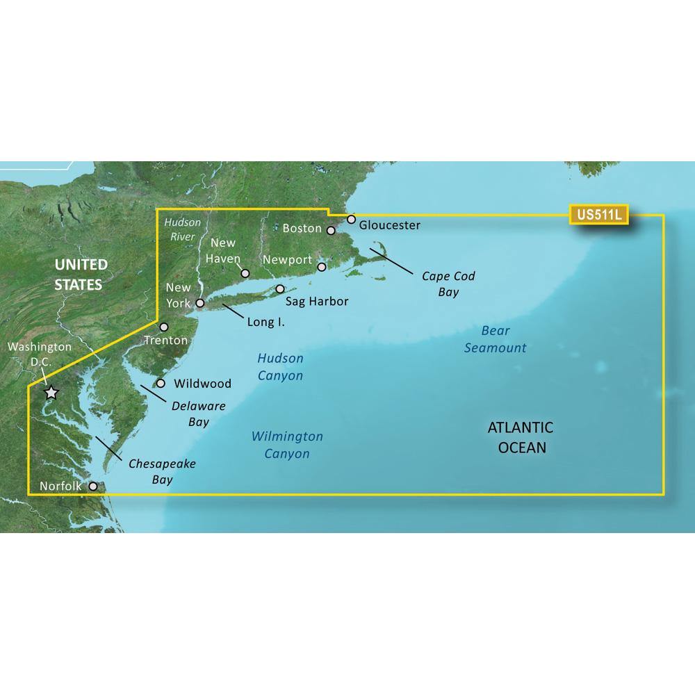 Garmin BlueChart g3 Vision HD - VUS511L - Boston - Norfolk - microSD/SD [010-C0740-00] - shopbulluna.com