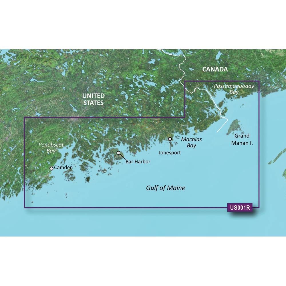 Garmin BlueChart g3 Vision HD - VUS001R - North Maine - microSD/SD [010-C0702-00] - shopbulluna.com