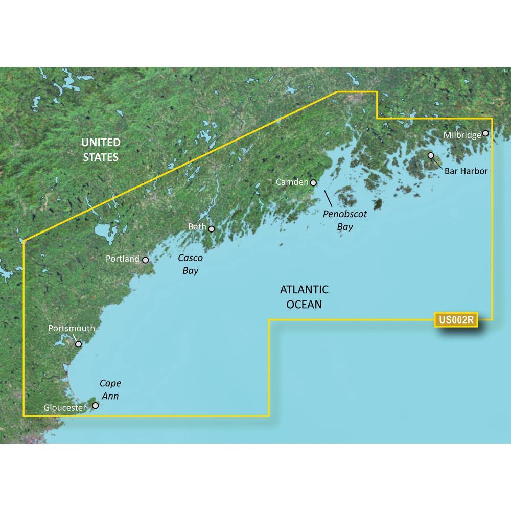 Garmin BlueChart g3 Vision HD - VUS002R - South Maine - microSD/SD [010-C0703-00] - shopbulluna.com