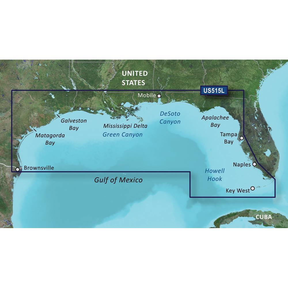 Garmin BlueChart g3 Vision HD - VUS515L - Brownsville - Key Largo - microSD/SD [010-C0744-00] - shopbulluna.com