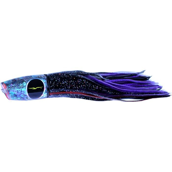 Black Bart Big Rock Plunger Medium Heavy Tackle Lure - Black Red/Purple Fleck - shopbulluna.com