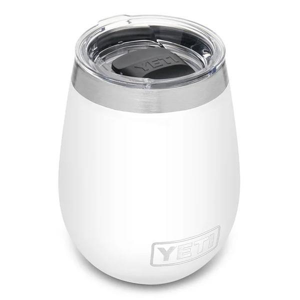 Yeti Rambler 10 Ounce Wine Tumbler With Magslider Lid - White - shopbulluna.com