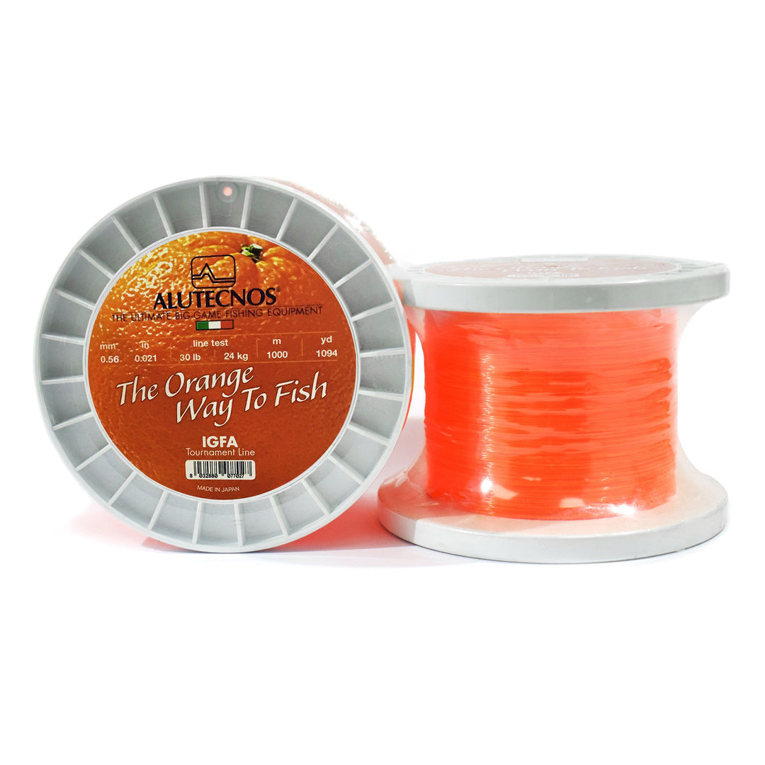 Alutecnos IGFA Orange Monofilament Line 1094 Yards - shopbulluna.com