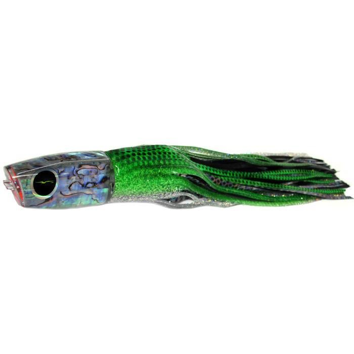 Black Bart Big Rock Plunger Medium Heavy Tackle Lure - Green Dot/Black Dot - shopbulluna.com