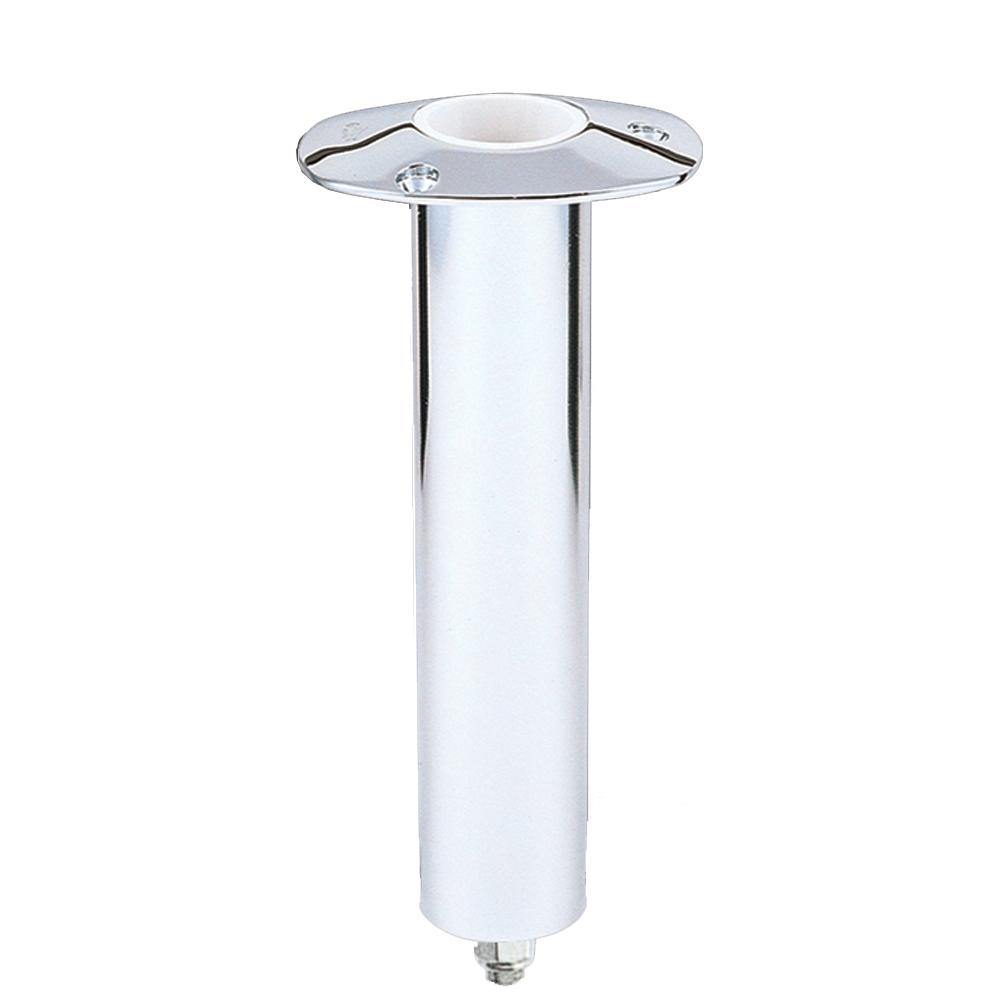 Lee's 0 Degree Stainless Steel Swivel Base Flush Mount Rod Holder 2.25" OD X 10.5" Tube [RH577V] - shopbulluna.com