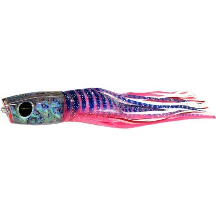 Black Bart Big Rock Plunger Medium Heavy Tackle Lure - Pink Tiger/White - shopbulluna.com