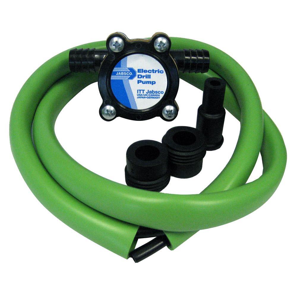 Jabsco Drill Pump Kit w/Hose [17215-0000] - shopbulluna.com