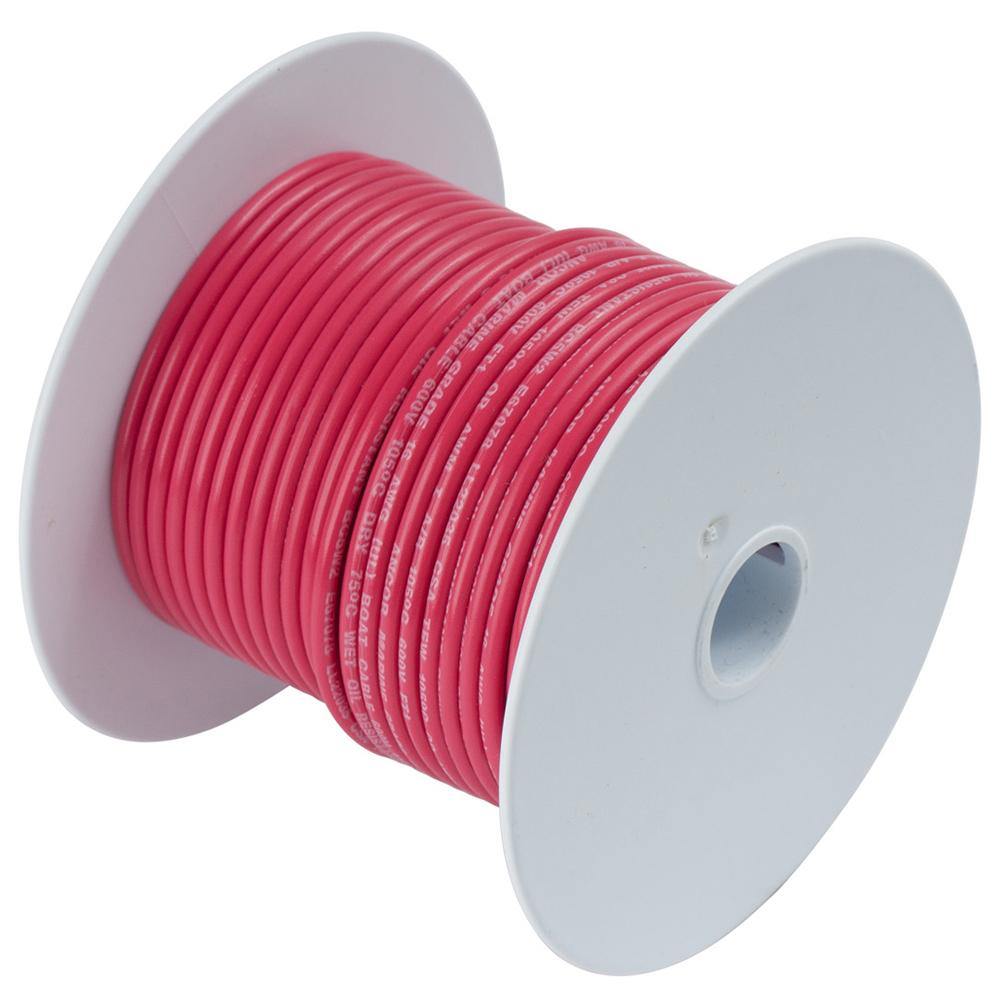 Ancor Red 8 AWG Battery Cable - 25' [111502] - shopbulluna.com