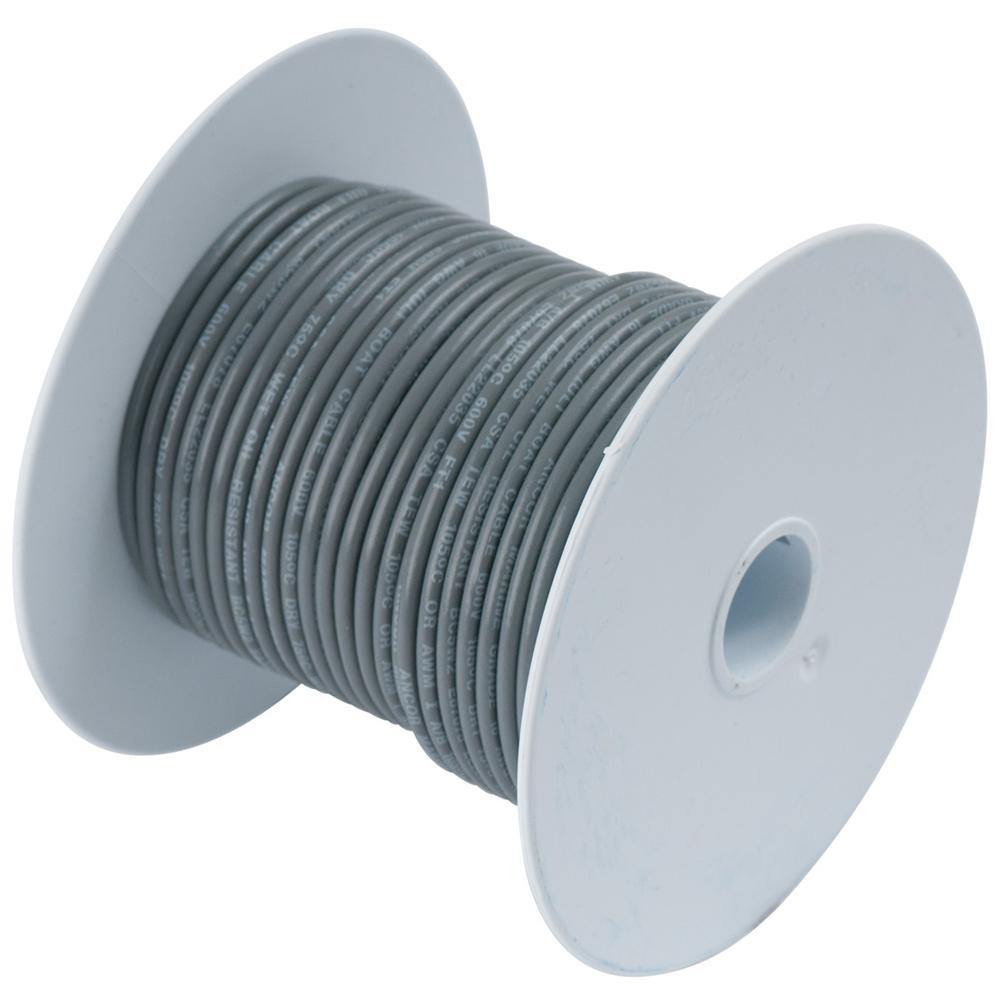 Ancor Grey 16 AWG Primary Wire - 100' [102410] - shopbulluna.com