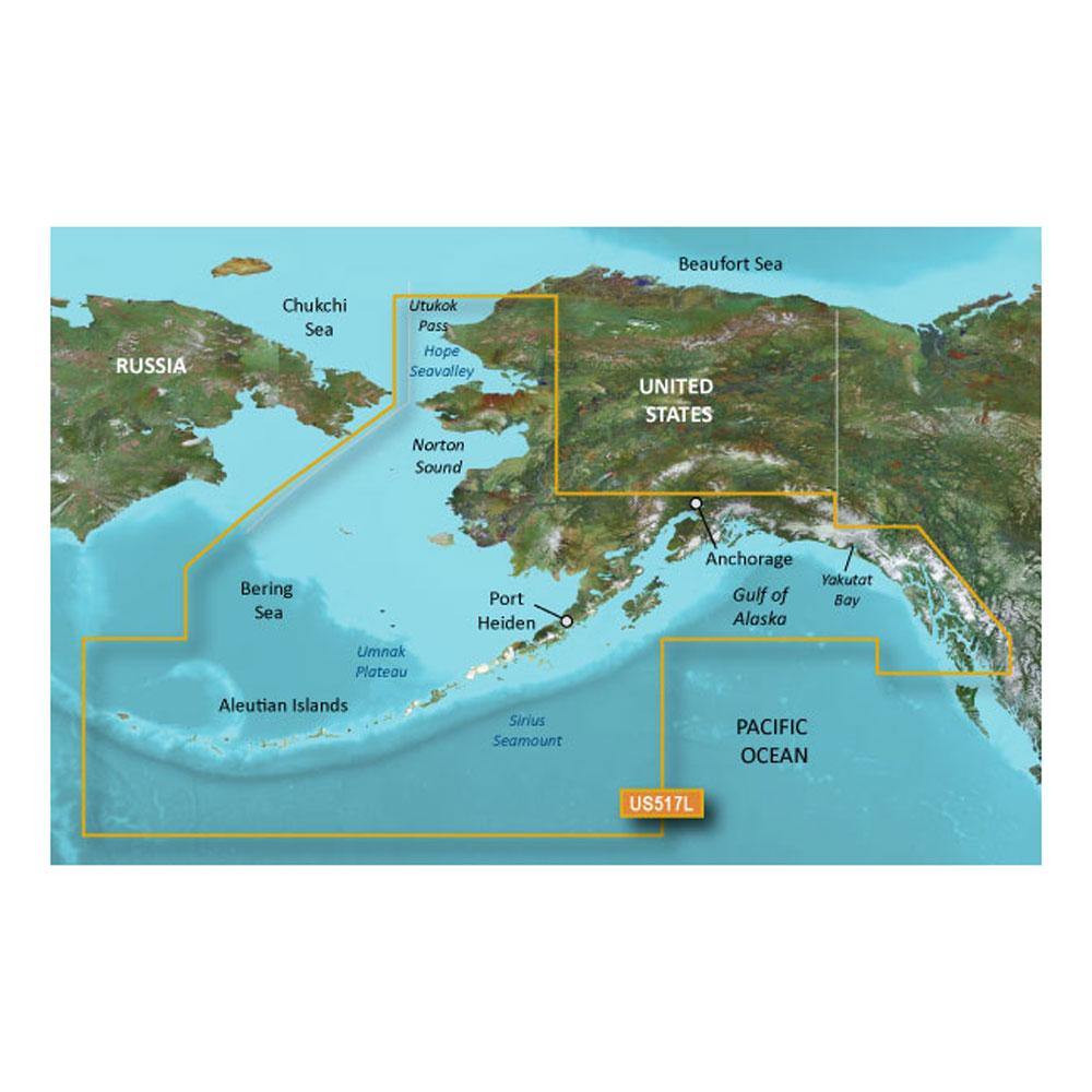 Garmin BlueChart g3 Vision HD - VUS517L - Alaska South - microSD/SD [010-C0887-00] - shopbulluna.com