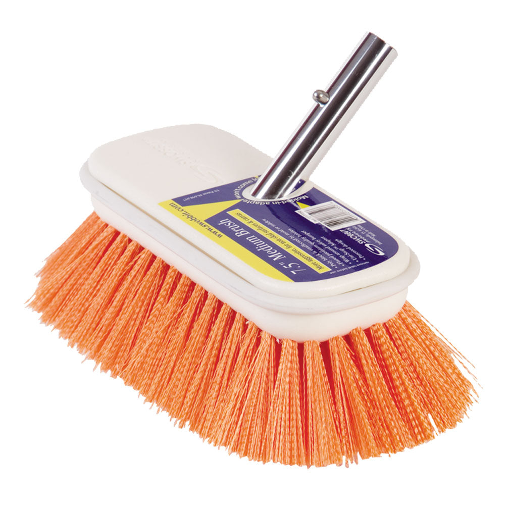 Swobbit 7.5" Medium Brush - Orange [SW77350] - shopbulluna.com