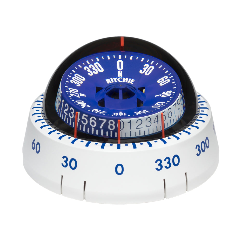 Ritchie XP-98W X-Port Tactician Compass - Surface Mount - White [XP-98W] - shopbulluna.com