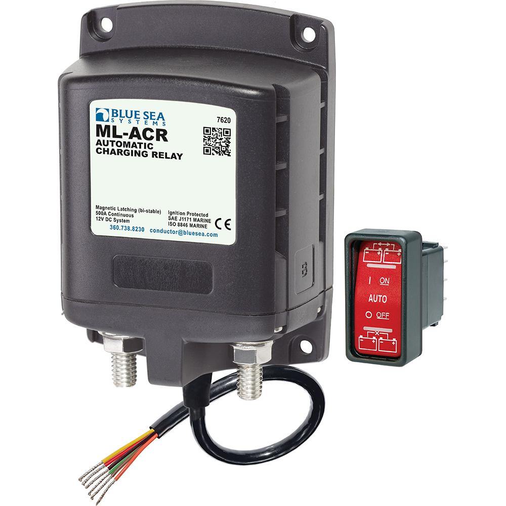 Blue Sea 7620 ML-Series Automatic Charging Relay (Magnetic Latch) 12VDC [7620] - shopbulluna.com