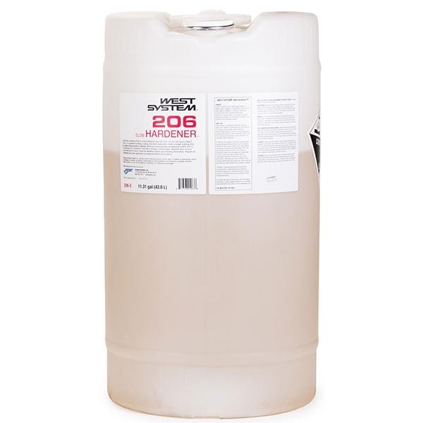 West System 206 Slow Hardener 11.31 Gallons - shopbulluna.com