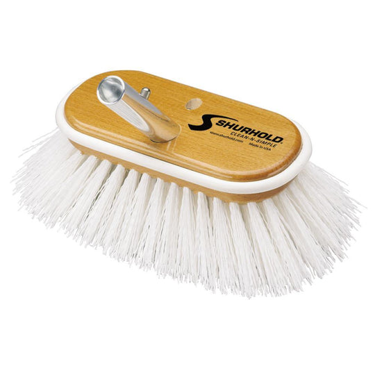 Shurhold 6" Polypropylene Stiff Bristle Deck Brush [950] - shopbulluna.com