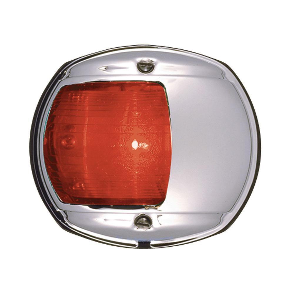 Perko LED Side Light - Red - 12V - Chrome Plated Housing [0170MP0DP3] - shopbulluna.com