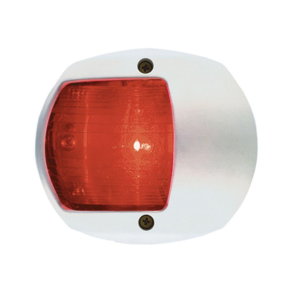 Perko LED Side Light - Red - 12V - White Plastic Housing [0170WP0DP3] - shopbulluna.com