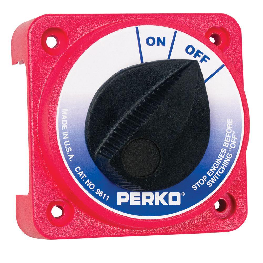 Perko 9611DP Compact Medium Duty Main Battery Disconnect Switch [9611DP] - shopbulluna.com