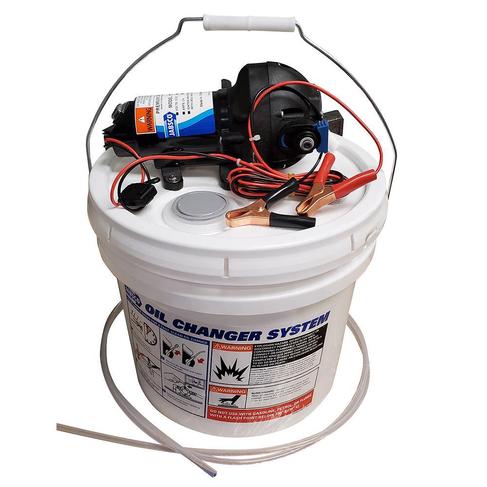 Jabsco DIY Oil Change System w/Pump & 3.5 Gallon Bucket [17850-1012] - shopbulluna.com