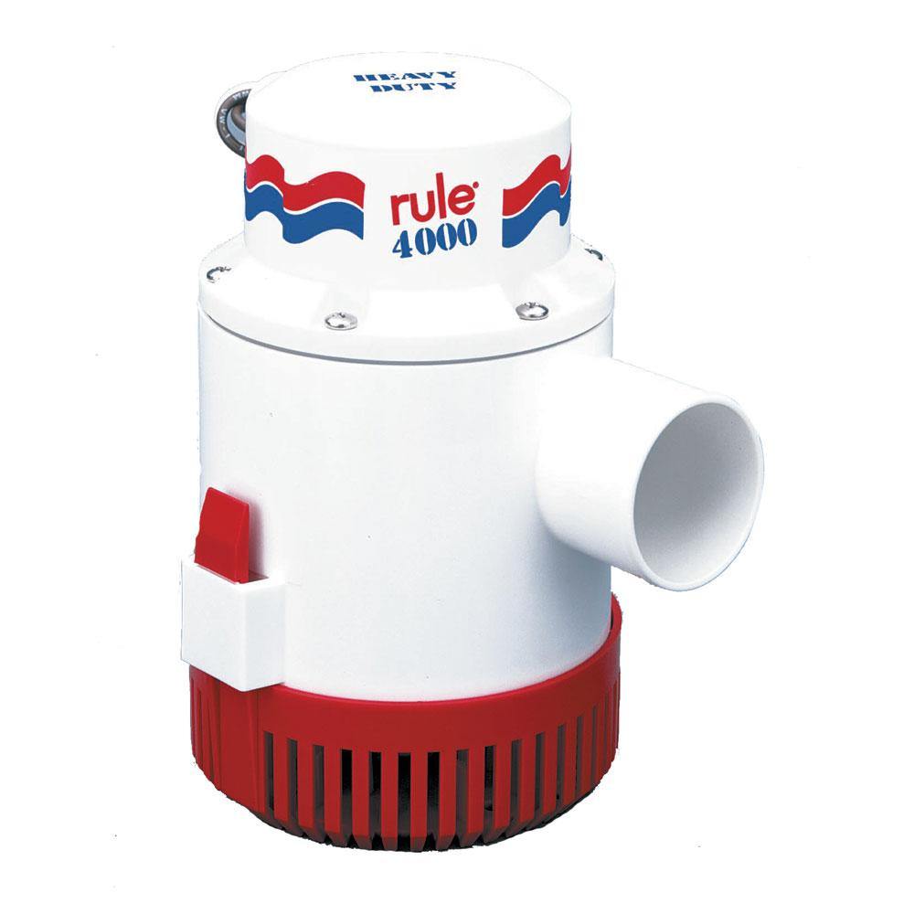 Rule 4000 Non-Automatic Bilge Pump - 12V [56D] - shopbulluna.com