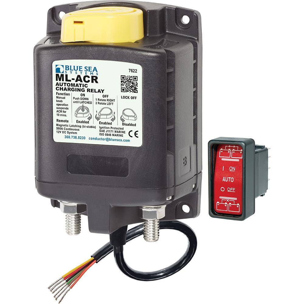 Blue Sea 7622 ML-Series Heavy Duty Automatic Charging Relay [7622] - shopbulluna.com