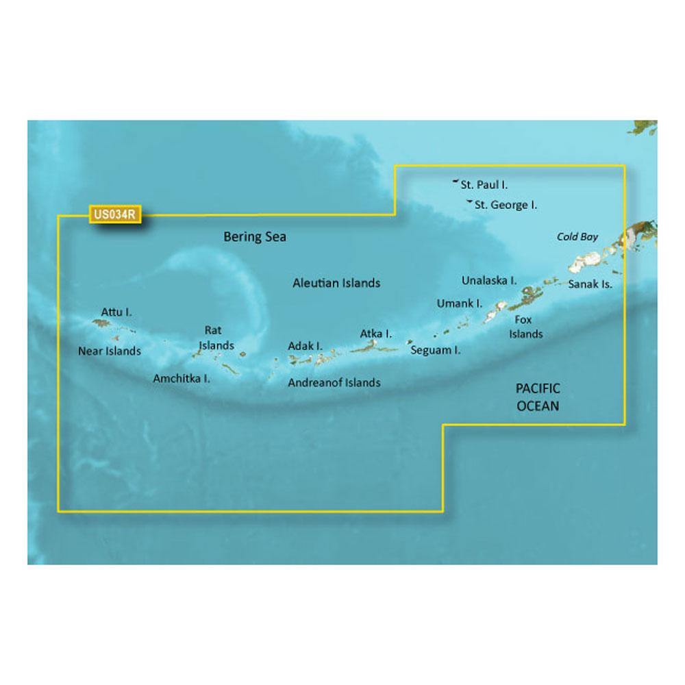 Garmin BlueChart g3 Vision HD - VUS034R - Aleutian Islands - microSD/SD [010-C0735-00] - shopbulluna.com