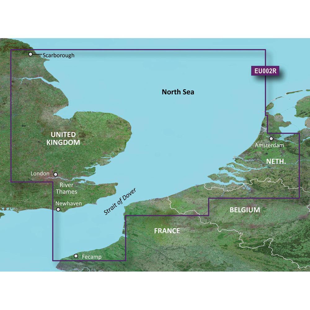 Garmin BlueChart g3 HD - HXEU002R - Dover to Amsterdam  England Southeast - microSD/SD [010-C0761-20] - shopbulluna.com