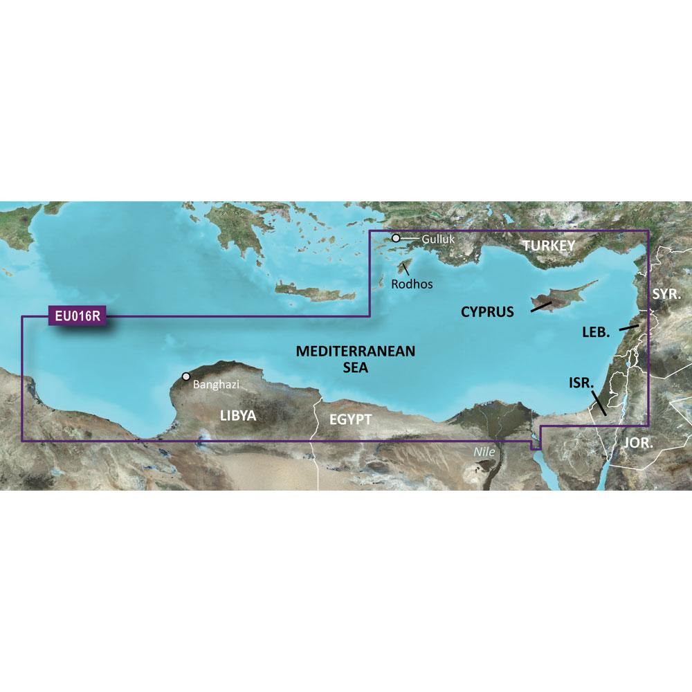 Garmin BlueChart g3 HD - HXEU016R - Mediterranean Southeast - microSD/SD [010-C0774-20] - shopbulluna.com